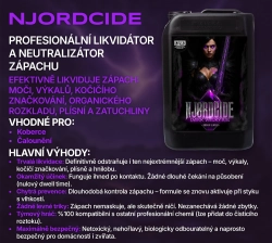 NJORD NJORDCIDE Dark Valkyrie – profesionální likvidátor zápachu s okamžitým účinkem