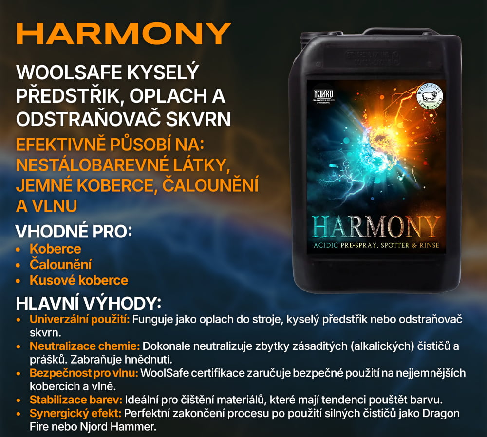NJORD HARMONY – Kyselý oplach a neutralizátor