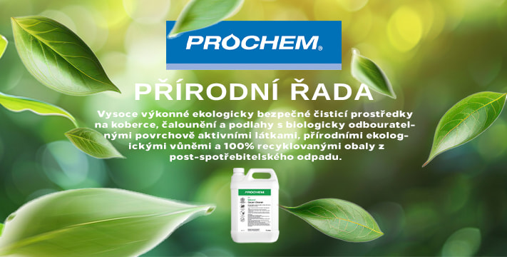 Prochem přírodní čistící prostředky na koberce a čalounění